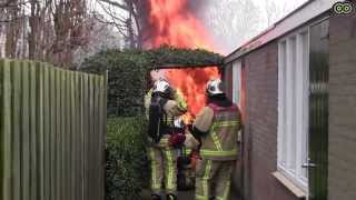 Fikse uitslaande schuurbrand in Uithoorn [upl. by Corabella]