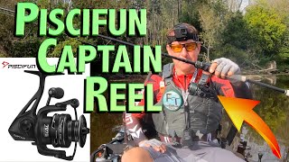 Piscifun Captain Spinning Reel Review  Field Test  Catching river bass amp pike in Hobie [upl. by Lever]