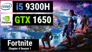 Core i5 9300H  GTX 1650  FORTNITE Performance Mode [upl. by Von123]