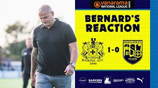 RFC  Marine AFC PostMatch Reaction  Bernard Morley [upl. by Dredi]