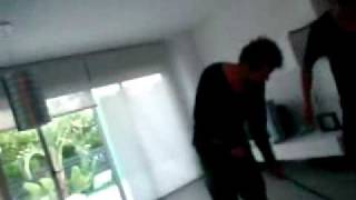 Two drunk guys dancing to electro music IBIZA 2010 [upl. by Donoho]