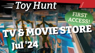 First Access To Huge Vintage Toy Collection At The Television And Movie Store  July 24 [upl. by Anuaf]