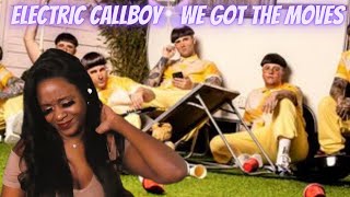 Electric callboy WE GOT THE MOVES FIRST TIME REACTION [upl. by Hedgcock]