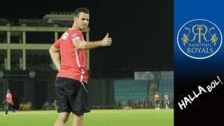 ROYALS FIRST TRAINING Rajasthan Royals back for IPL 6 [upl. by Now]