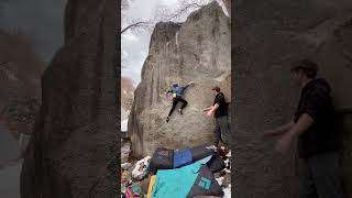 The Crippler Dropoff V7 Little Cottonwood Canyon [upl. by Noevart189]