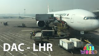 VLOG Biman Bangladesh Airlines 777 Dhaka to London Heathrow Family Holiday DAC  LHR [upl. by Bathulda]