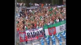 Pojedynek kibiców na doping Resovia Rzeszów vs Radomiak Radom 25082012 [upl. by Faber]