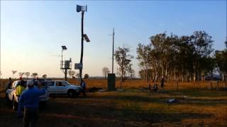 Whelen Siren Flood Warning System Brisbane Australia [upl. by Tuorah]