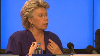 Commissioner Reding speaks on the Digital Single Market at the Lisbon Council [upl. by Urbana]