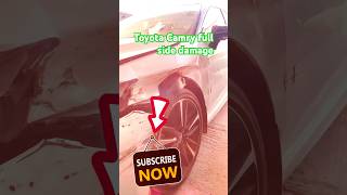 WRECKED Toyota Camry TOTAL LOSS Front End amp Side Damage automobile shorts video [upl. by Auqemahs]