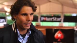 RAFA NADAL PLAYS AN ACE WITH 100 FANS IN PARIS [upl. by Aveline642]