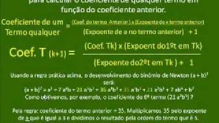 BINÔMIO DE NEWTON 1 DESENVOLVIMENTO  FÁCIL FÁCIL PASSO A PASSO  CC V23 [upl. by Nawoj16]