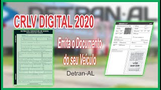 CRLV DIGITAL DETRANAL 2020 BAIXAR IMPRIMIR CRLV [upl. by Myrtle]