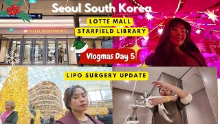 Vlogmas Day 5Lotte mall shopping starfield library arm lipo update [upl. by Hgielsel261]