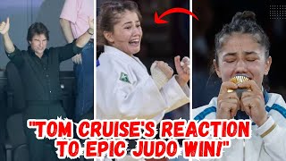 OMG Tom Cruise REACTS to Diyora Keldiyorovas STUNNING Judo Victory at the Olympicsquot [upl. by Elwee]