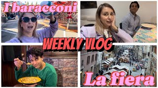 WEEKLY VLOG La fiera in centro [upl. by Romy]