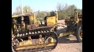 WalkAround Of A Running 1937 Caterpillar D6 Crawler And Scraper At Apache Junction Arizona 31012 [upl. by Sredna]