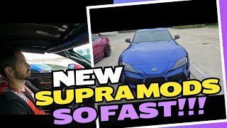 A90 Supra vs S550 Mustang GT Vlog [upl. by Ostler753]