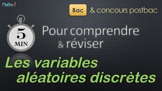 Variable Aléatoire discrète Bac amp concours postbac [upl. by Ainahtan]