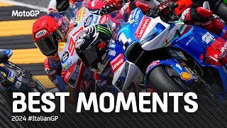 Best MotoGP™ Moments 🔥  2024 ItalianGP [upl. by Wallinga628]