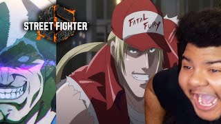 TERRY BOGARD AND M BISON STREET FIGHTER 6 YEAR 2 REACTION [upl. by Napra]