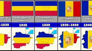 Evolution of Andorras Flag and Territory [upl. by Elletsirk409]