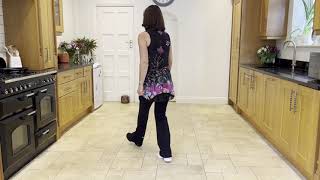 Tell The World Line Dance Tutorial [upl. by Eityak]