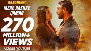 quotMere Rashke Qamarquot  Baadshaho  Ajay Devgn Ileana Nusrat amp Rahat Fateh Ali Khan Tanisk Manoj [upl. by Nywg219]