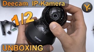 UnboxingFirst Look Deecam FI9831P  Wireless HD 720p IPKamera Netzwerkkamera [upl. by Damian543]