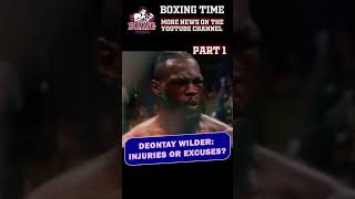 Wilder Reveals Secret Injury After Consecutive Losses [upl. by Iahc886]