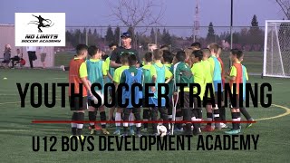 Soccer Team Training Agility  Dribbling Warm Up Exercise  U12 Boys [upl. by Rondi447]