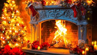 247 Christmas Fireplace Music 🔥 Relaxing Christmas Music Ambience 🎅🎄 Crackling Christmas Fireplace [upl. by Dareece]