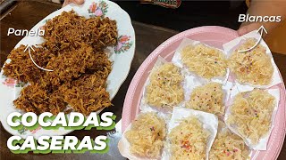 ¿Cómo hacer COCADAS peruanas 🥥  Panela y Blanca [upl. by Barris892]