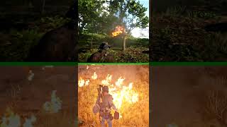 FIRE PHYSICS COMPARISON RDR2 VS DAYS GONE PART 3 [upl. by Efar]