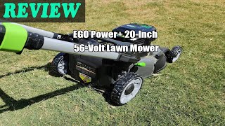 Review EGO Power 20Inch 56Volt Lawn Mower 2022 [upl. by Ssor]