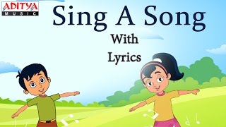 Sing A Song Lyrics  Popular English Nursery Rhymes for Kids [upl. by Nashbar]