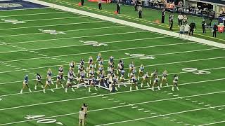 2024 Dallas Cowboys cheerleader pregame performance thunderstruck part 2 101324 [upl. by Aihsoek]