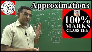 Class 12 Maths Differentiation application of derivatives approximation cbse 2019 Q21 [upl. by Aremat]