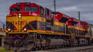 KCS 4199 with P3 NC Horn leads the GMXKCS [upl. by Reba645]