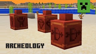 Minecraft 120 Early Look at Archeology [upl. by Boj128]