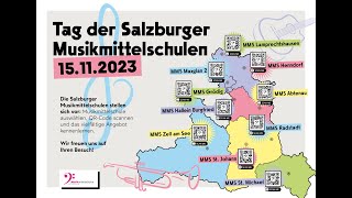 Tag der Salzburger Musikmittelschulen  Pausenkonzert in der Musikmittelschule Abtenau [upl. by Nnyltak]