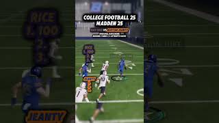 Ray Rice Vs Ashton Jeanty Rushing Challenge madden25 cfb25 [upl. by Nicodemus]