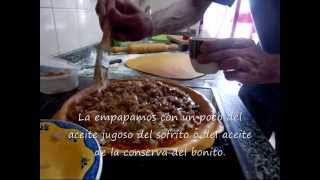 Receta de empanada gallega basica Parte 3  luego CONFECCIONA la empanada [upl. by Chud]