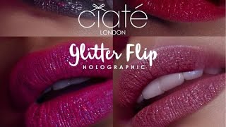 Ciaté London Glitter Flip Liquid Lipstick vs Dior Glitter Liquid Lipstick [upl. by Stanfield]