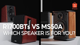 Are the Edifier R1700BTs still relevant in 2022 R1700BTs vs MS50A speakers review  sound demo [upl. by Zoie]