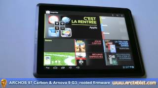 ARCHOS 97 Carbon and Arnova 9 G3 root custom firmware [upl. by Moyra]