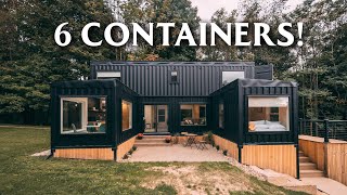 Massive 6 unit Shipping Container Home Airbnb  Woodside Container Full Tour [upl. by Nic888]