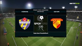 PES 2013 TRENDYOL 1LİG YAMASI 2024  EYÜPSPOR vs GÖZTEPE [upl. by Claudell]