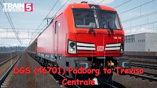 DGS 46701 Padborg to Treviso Centrale  Kinzigtalbahn  BR 193  Train Sim World 5 [upl. by Ntisuj]