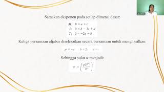 CHAPTER 6DIMENSIONAL ANALYSIS and SIMILITUDEMECHANICS OF FLUIDSKELOMPOK 9TEKNIK SIPILUNCEN [upl. by Feriga491]